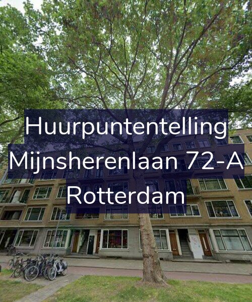 Foto gevel Huurpuntentelling voor Mijnsherenlaan 72-A, Rotterdam