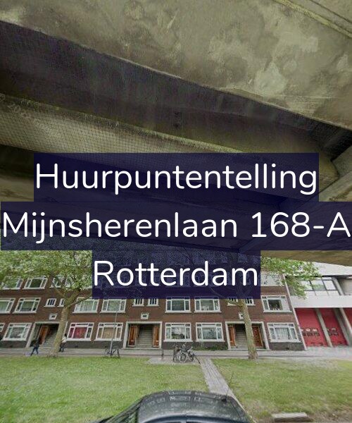Foto gevel Huurpuntentelling voor Mijnsherenlaan 168-A, Rotterdam