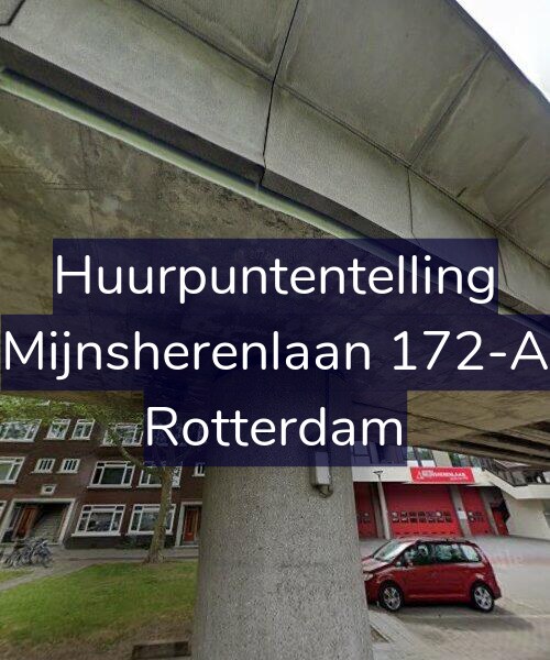 Foto gevel Huurpuntentelling voor Mijnsherenlaan 172-A, Rotterdam