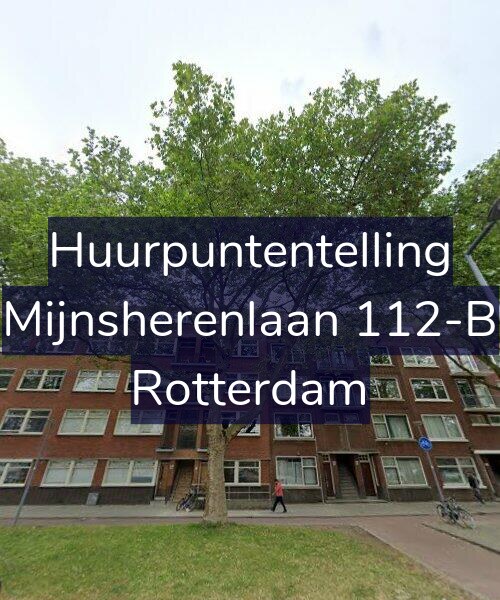 Foto gevel Huurpuntentelling voor Mijnsherenlaan 112-B, Rotterdam