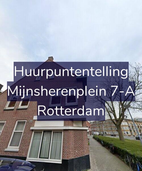 Foto gevel Huurpuntentelling voor Mijnsherenplein 7-A, Rotterdam