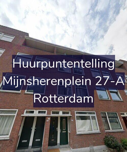 Foto gevel Huurpuntentelling voor Mijnsherenplein 27-A, Rotterdam