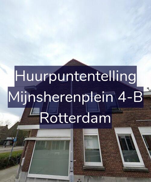 Foto gevel Huurpuntentelling voor Mijnsherenplein 4-B, Rotterdam