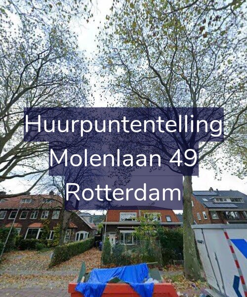 Foto gevel Huurpuntentelling voor Molenlaan 49, Rotterdam