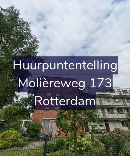 Foto gevel Huurpuntentelling voor Molièreweg 173, Rotterdam