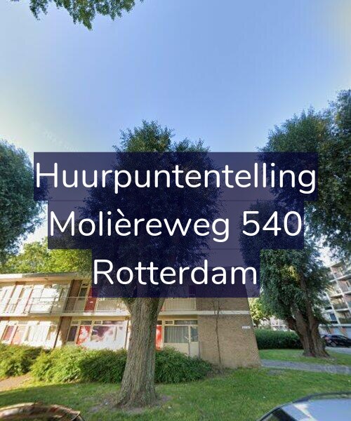 Foto gevel Huurpuntentelling voor Molièreweg 540, Rotterdam