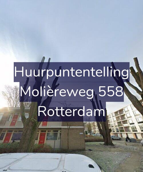 Foto gevel Huurpuntentelling voor Molièreweg 558, Rotterdam