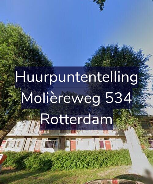 Foto gevel Huurpuntentelling voor Molièreweg 534, Rotterdam