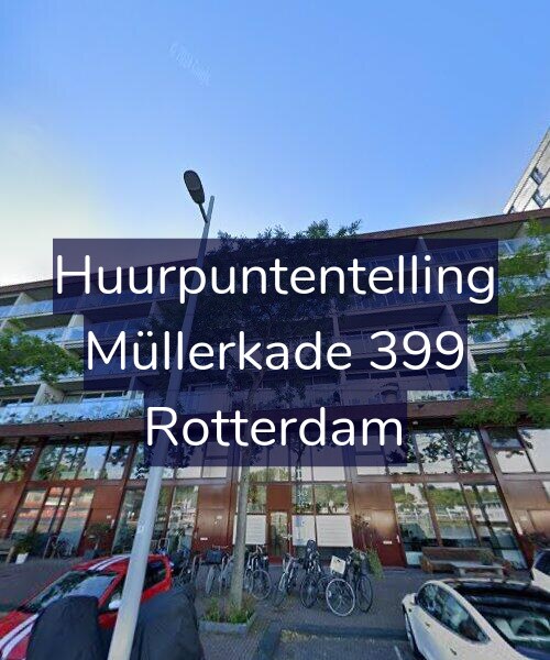 Foto gevel Huurpuntentelling voor Müllerkade 399, Rotterdam