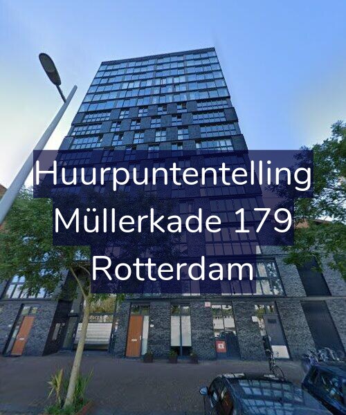 Foto gevel Huurpuntentelling voor Müllerkade 179, Rotterdam
