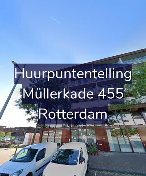 Foto gevel Huurpuntentelling voor Müllerkade 455, Rotterdam
