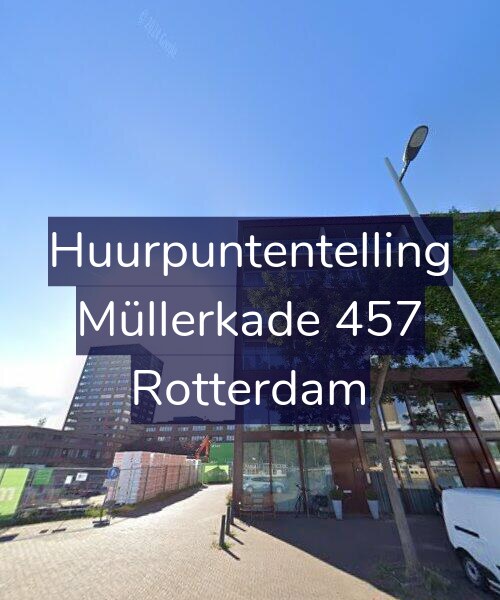 Foto gevel Huurpuntentelling voor Müllerkade 457, Rotterdam
