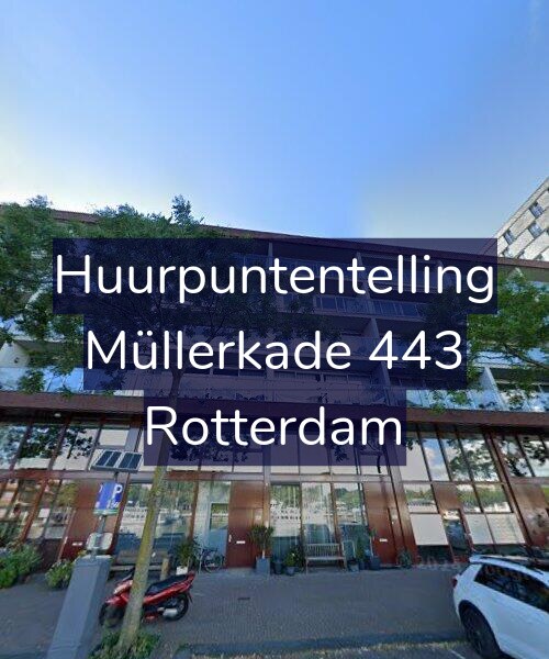 Foto gevel Huurpuntentelling voor Müllerkade 443, Rotterdam