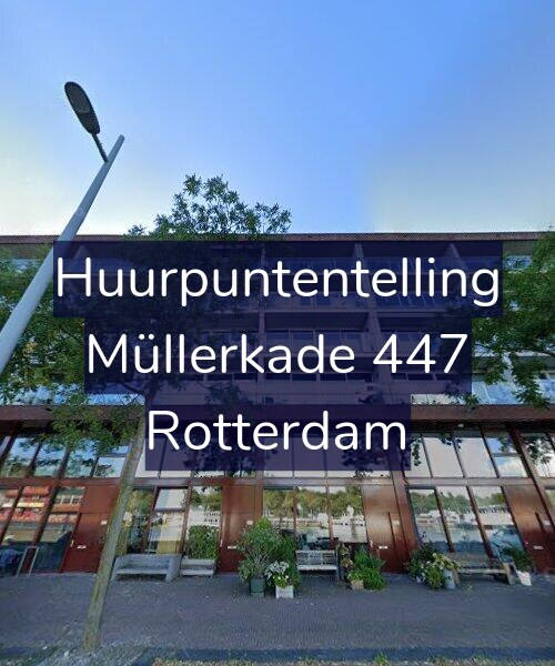 Foto gevel Huurpuntentelling voor Müllerkade 447, Rotterdam