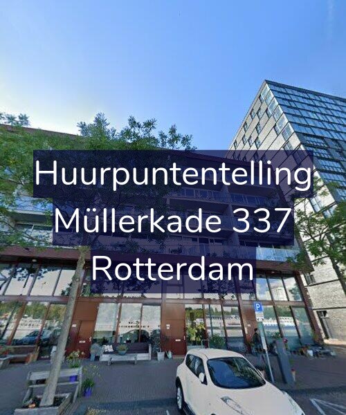 Foto gevel Huurpuntentelling voor Müllerkade 337, Rotterdam