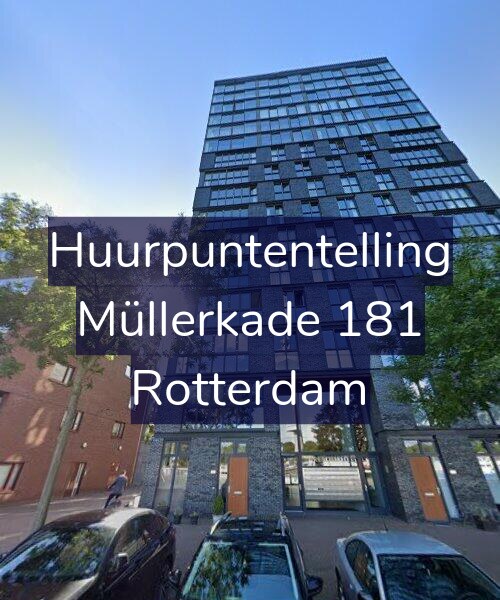 Foto gevel Huurpuntentelling voor Müllerkade 181, Rotterdam