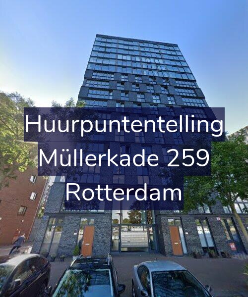 Foto gevel Huurpuntentelling voor Müllerkade 259, Rotterdam