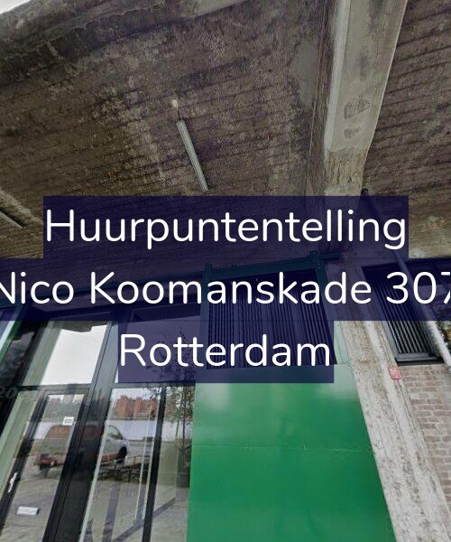 Foto gevel Huurpuntentelling voor Nico Koomanskade 307, Rotterdam