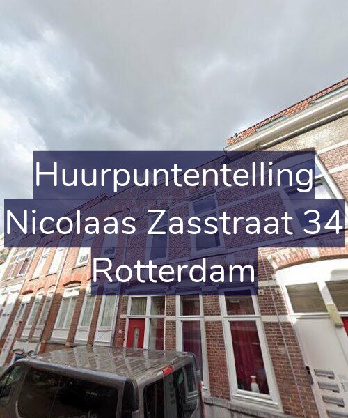 Foto gevel Huurpuntentelling voor Nicolaas Zasstraat 34, Rotterdam