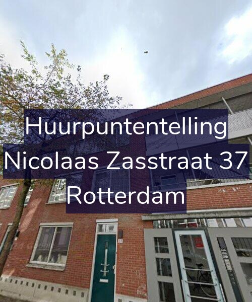 Foto gevel Huurpuntentelling voor Nicolaas Zasstraat 37, Rotterdam