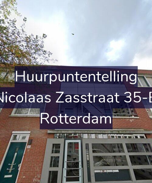 Foto gevel Huurpuntentelling voor Nicolaas Zasstraat 35-B, Rotterdam