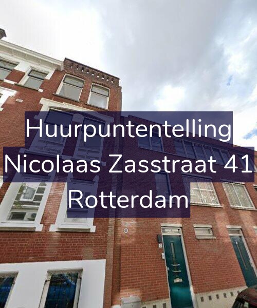 Foto gevel Huurpuntentelling voor Nicolaas Zasstraat 41, Rotterdam