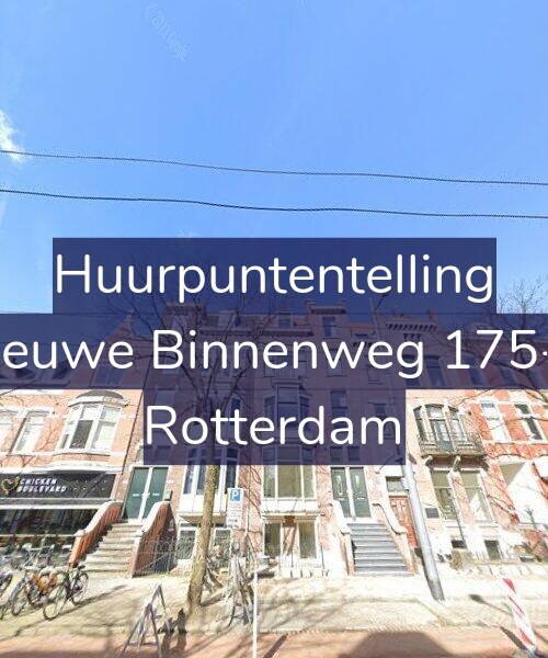 Foto gevel Huurpuntentelling voor Nieuwe Binnenweg 175-B, Rotterdam