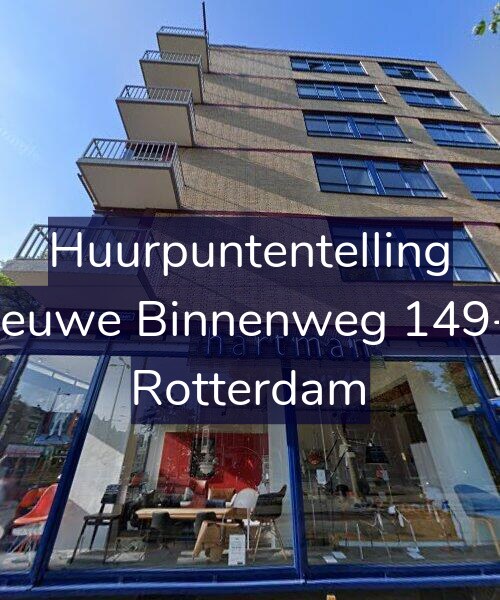 Foto gevel Huurpuntentelling voor Nieuwe Binnenweg 149-D, Rotterdam