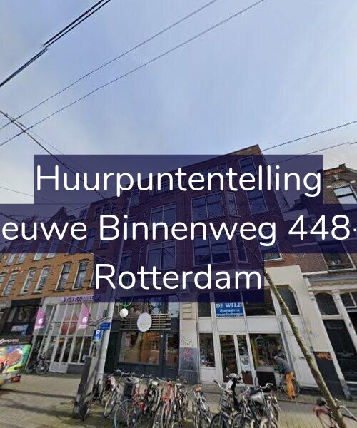 Foto gevel Huurpuntentelling voor Nieuwe Binnenweg 448-B, Rotterdam