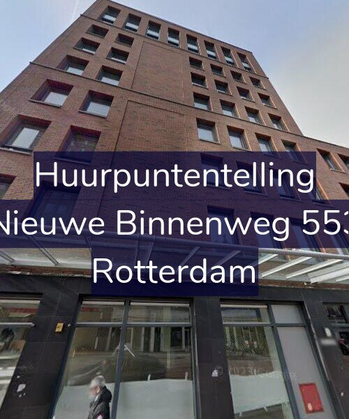 Foto gevel Huurpuntentelling voor Nieuwe Binnenweg 553, Rotterdam