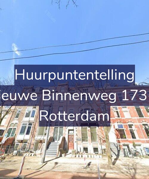 Foto gevel Huurpuntentelling voor Nieuwe Binnenweg 173-E, Rotterdam