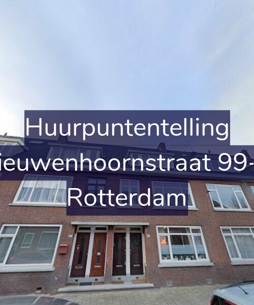 Foto gevel Huurpuntentelling voor Nieuwenhoornstraat 99-B, Rotterdam