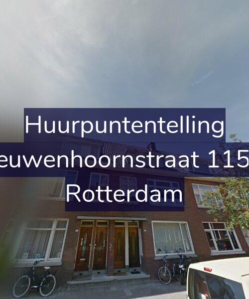 Foto gevel Huurpuntentelling voor Nieuwenhoornstraat 115-B, Rotterdam