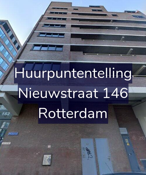 Foto gevel Huurpuntentelling voor Nieuwstraat 146, Rotterdam