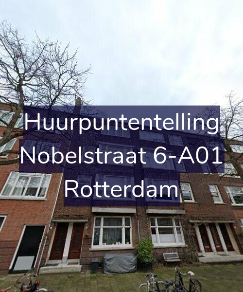 Foto gevel Huurpuntentelling voor Nobelstraat 6-A01, Rotterdam
