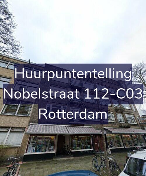Foto gevel Huurpuntentelling voor Nobelstraat 112-C03, Rotterdam