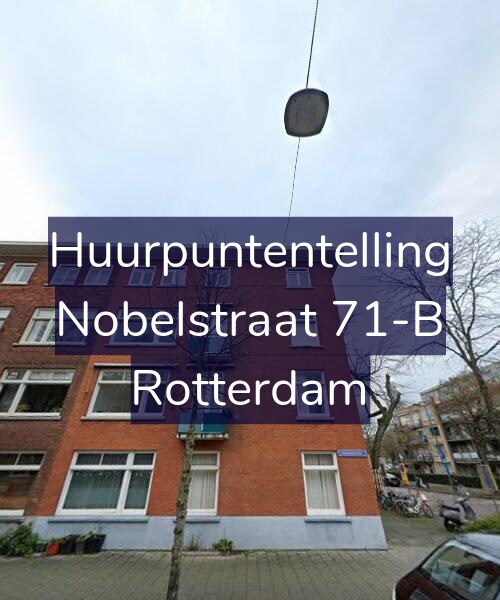 Foto gevel Huurpuntentelling voor Nobelstraat 71-B, Rotterdam