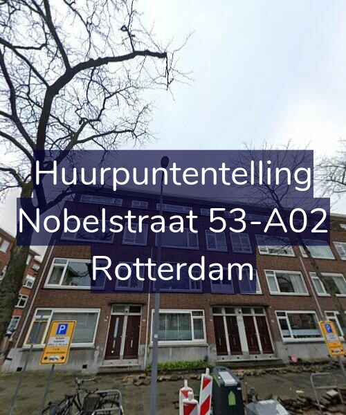 Foto gevel Huurpuntentelling voor Nobelstraat 53-A02, Rotterdam