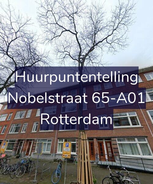 Foto gevel Huurpuntentelling voor Nobelstraat 65-A01, Rotterdam