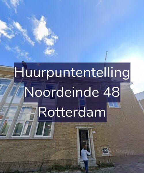 Foto gevel Huurpuntentelling voor Noordeinde 48, Rotterdam