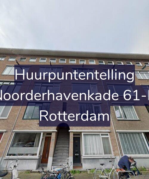 Foto gevel Huurpuntentelling voor Noorderhavenkade 61-B, Rotterdam