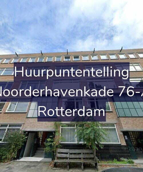 Foto gevel Huurpuntentelling voor Noorderhavenkade 76-A, Rotterdam