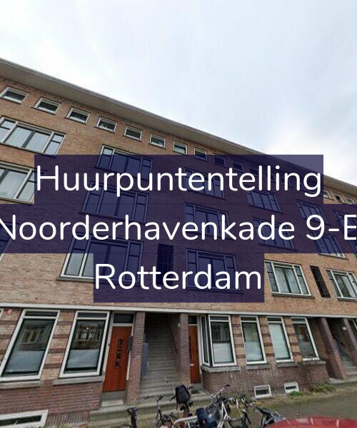 Foto gevel Huurpuntentelling voor Noorderhavenkade 9-B, Rotterdam