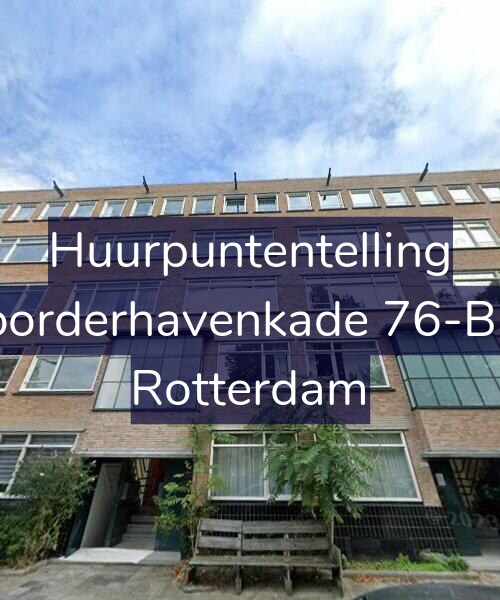 Foto gevel Huurpuntentelling voor Noorderhavenkade 76-B03, Rotterdam