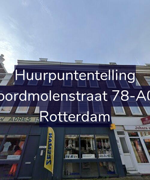Foto gevel Huurpuntentelling voor Noordmolenstraat 78-A01, Rotterdam