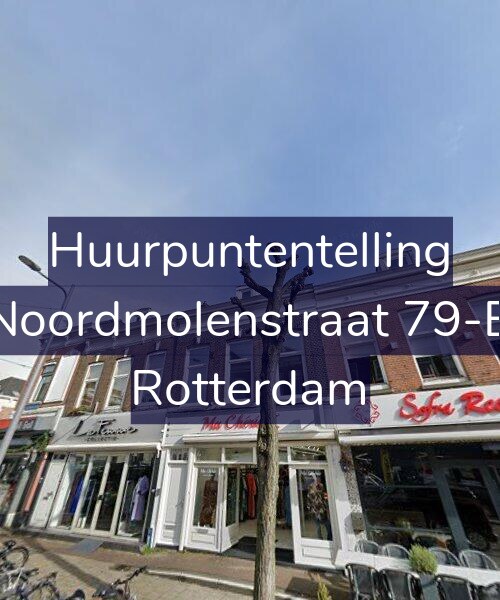 Foto gevel Huurpuntentelling voor Noordmolenstraat 79-B, Rotterdam