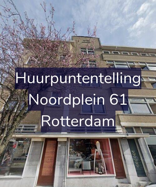 Foto gevel Huurpuntentelling voor Noordplein 61, Rotterdam