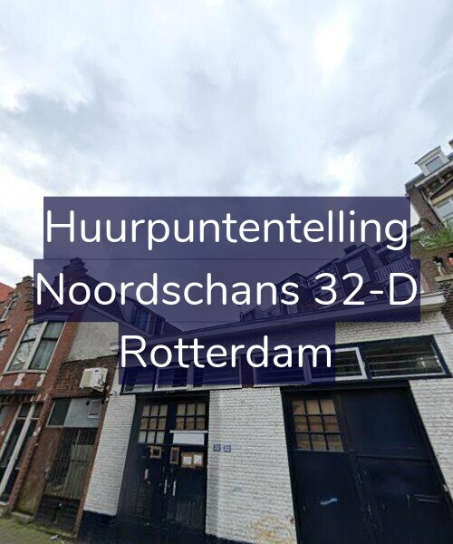 Foto gevel Huurpuntentelling voor Noordschans 32-D, Rotterdam