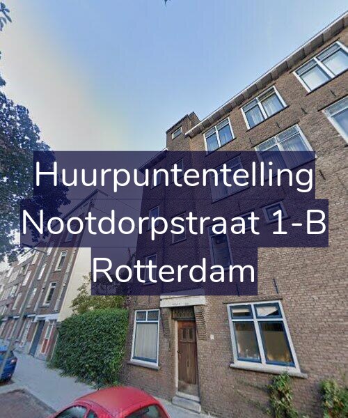 Foto gevel Huurpuntentelling voor Nootdorpstraat 1-B, Rotterdam