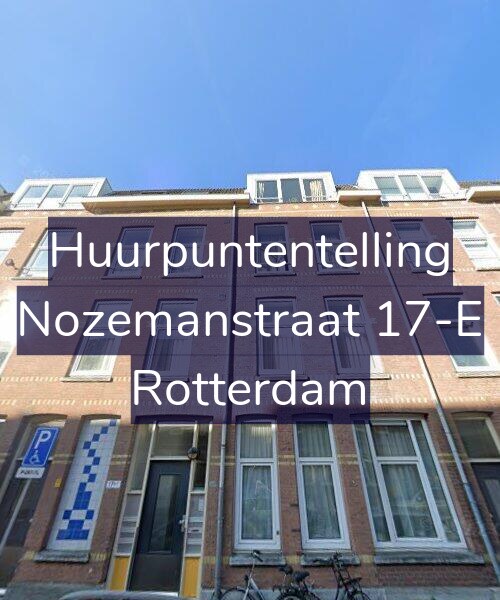 Foto gevel Huurpuntentelling voor Nozemanstraat 17-E, Rotterdam